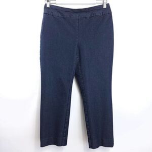 Chico's Dark Blue So Slimming Brigitte Crop Jeans